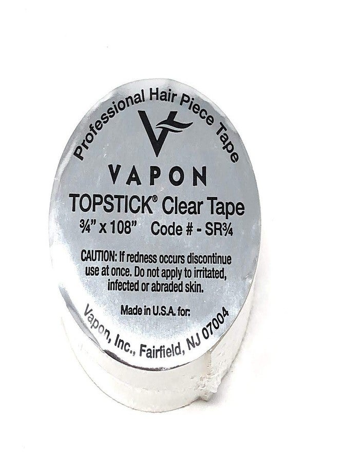 فابون شريط لاصق طبي شفاف مزدوج الجوانب من فابون توبستيك، لفة 3/4 بوصة × 108 بوصة - Image 1